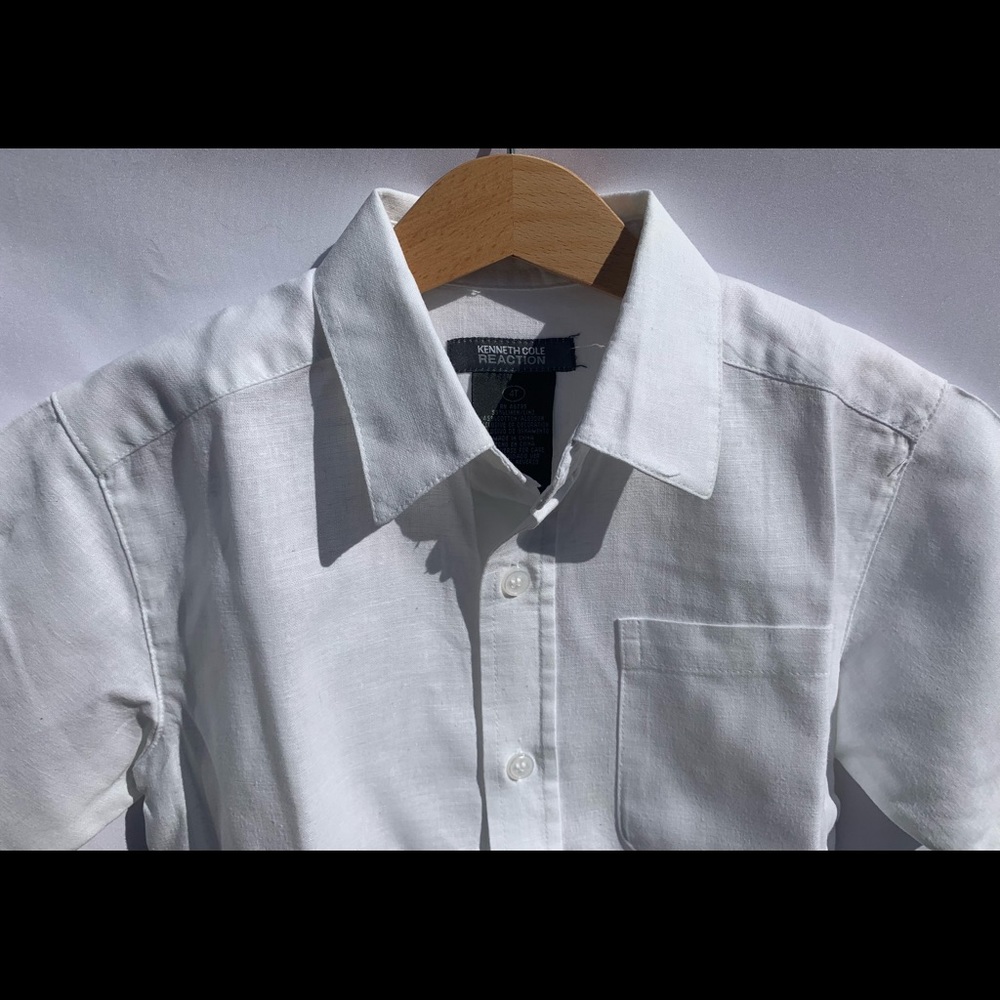 💯 original Kenneth Cole reaction Linen shirt & vest (sell as unit only) - Picture 5 of 5